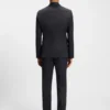 Extra-slim-fit suit jacket in virgin-wool serge Extra-slim-fit suit jacket in virgin-wool serge