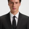 Extra-slim-fit suit jacket in virgin-wool serge Extra-slim-fit suit jacket in virgin-wool serge