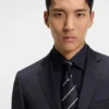 Extra-slim-fit suit jacket in virgin-wool serge Extra-slim-fit suit jacket in virgin-wool serge