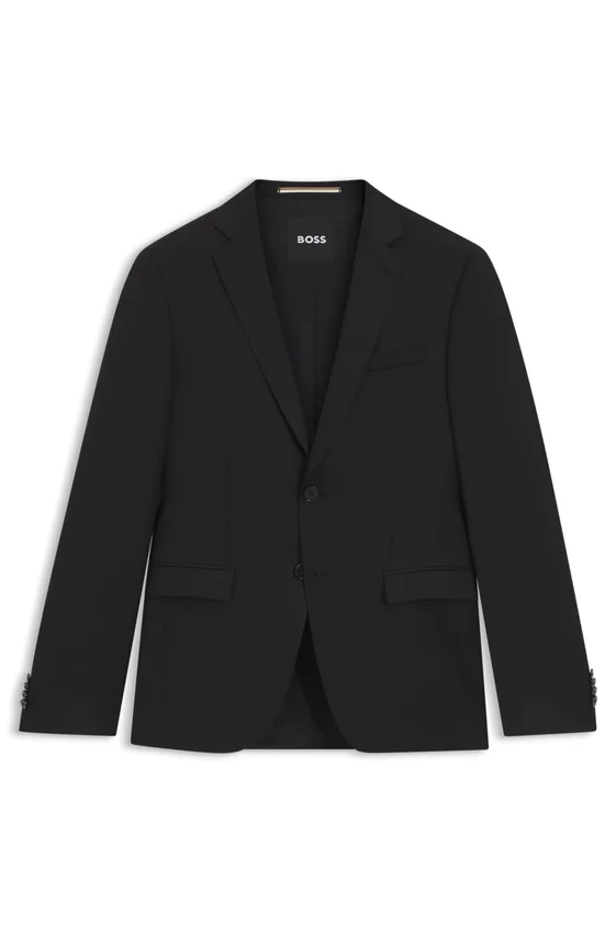 Extra-slim-fit suit jacket in virgin-wool serge Extra-slim-fit suit jacket in virgin-wool serge