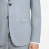 Extra-slim-fit suit jacket in wool-blend poplin