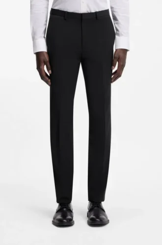 Extra-slim-fit trousers in a wool blend