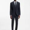 Extra-slim-fit trousers in a wool blend