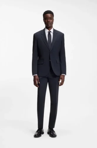 Extra-slim-fit trousers in a wool blend