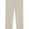 Extra-slim-fit trousers in wool-blend poplin