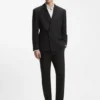 Extra-slim-fit trousers in wool-blend twill