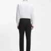 Extra-slim-fit trousers in wool-blend twill