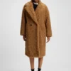 Faux-fur coat in an oversized fit