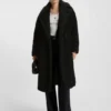 Faux-fur coat in an oversized fit