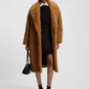 Faux-fur coat in an oversized fit