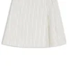Faux-wrap mini skirt with pinstripe Faux-wrap mini skirt with pinstripe