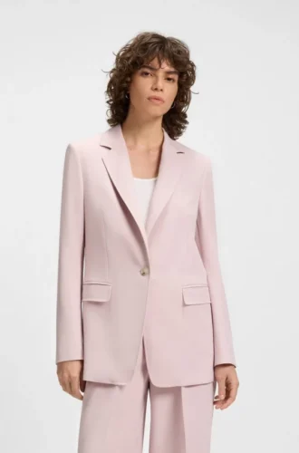Fitted blazer in stretch fabric