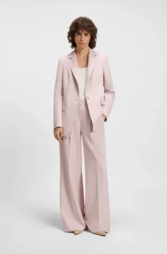 Fitted blazer in stretch fabric
