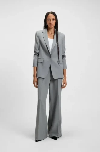Fitted blazer in stretch fabric