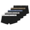 Five-pack of stretch-cotton trunks with logo waistbands
