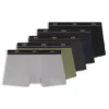 Five-pack of stretch-cotton trunks with logo waistbands