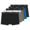 Five-pack of stretch-cotton trunks with logo waistbands