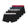 Five-pack of stretch-cotton trunks with logo waistbands