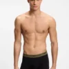 Five-pack of stretch-cotton trunks with logo waistbands