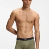 Five-pack of stretch-cotton trunks with logo waistbands