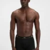 Five-pack of stretch-cotton trunks with logo waistbands