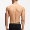 Five-pack of stretch-cotton trunks with logo waistbands