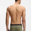 Five-pack of stretch-cotton trunks with logo waistbands