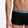 Five-pack of stretch-cotton trunks with logo waistbands