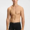 Five-pack of stretch-cotton trunks with logo waistbands