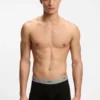 Five-pack of stretch-cotton trunks with logo waistbands
