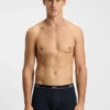 Five-pack of stretch-cotton trunks with logo waistbands