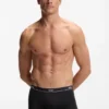 Five-pack of stretch-cotton trunks with logo waistbands