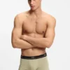 Five-pack of stretch-cotton trunks with logo waistbands