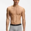 Five-pack of stretch-cotton trunks with logo waistbands