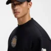 Five-panel cap with tennis artwork and logo