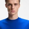 Flag-logo T-shirt in cotton jersey