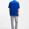 Flag-logo T-shirt in cotton jersey