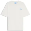 Flag-logo T-shirt in cotton jersey
