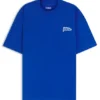 Flag-logo T-shirt in cotton jersey