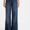 Flared-fit jeans in blue denim