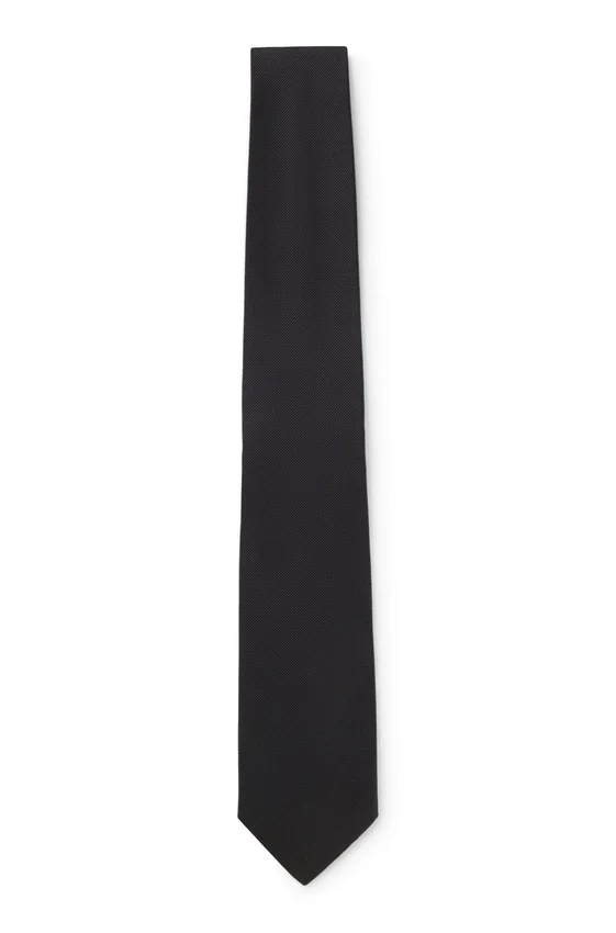 Formal tie in silk jacquard Formal tie in silk jacquard