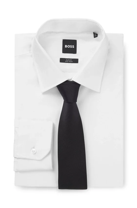 Formal tie in silk jacquard Formal tie in silk jacquard