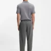 Formal trousers in performance flannel Formal trousers in performance flannel