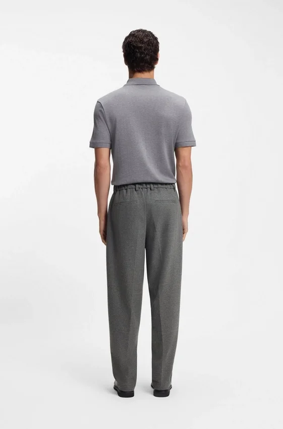 Formal trousers in performance flannel Formal trousers in performance flannel