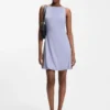 Front-pleat dress with balloon skirt Front-pleat dress with balloon skirt