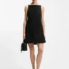 Front-pleat dress with balloon skirt Front-pleat dress with balloon skirt