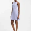Front-pleat dress with balloon skirt Front-pleat dress with balloon skirt