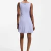 Front-pleat dress with balloon skirt Front-pleat dress with balloon skirt
