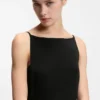 Front-pleat dress with balloon skirt Front-pleat dress with balloon skirt