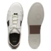 Gary leather sneakers with contrast side panel